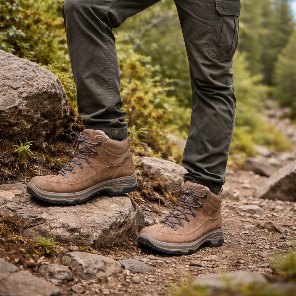 Scarpa Cyrus Mid GTX Leather Hiking Boots Brown Waterproof Gore-Tex 7.5 / EU 40